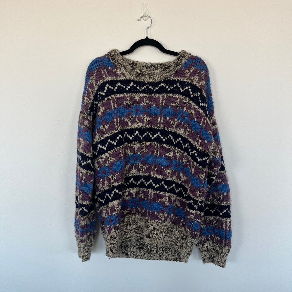 Handmade Wool Sweater (Ecuador)